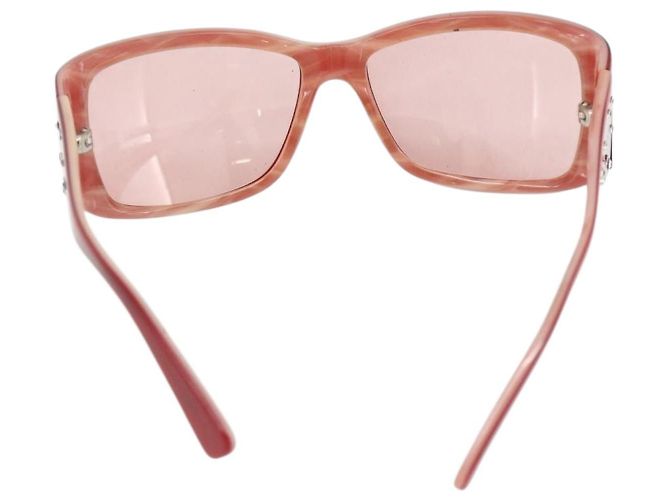 CHANEL Sunglasses plastic Red CC - vista 3