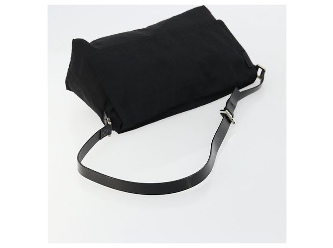 FENDI Zucca Canvas Shoulder Bag Black Silver - vista 7