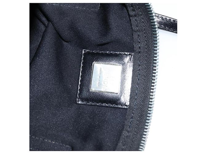 FENDI Hand Bag Nylon Black Silver - vista 19