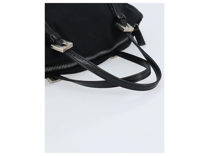 FENDI Hand Bag Nylon Black Silver - vista 7