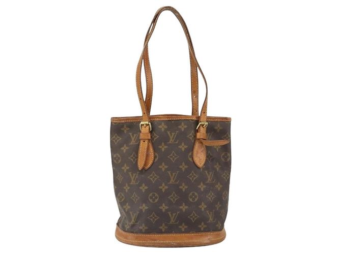 LOUIS VUITTON Monogram Bucket PM Shoulder Bag M42238 LV - vista 13