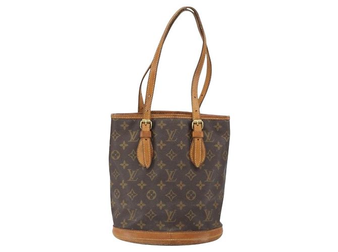 LOUIS VUITTON Monogram Bucket PM Shoulder Bag M42238 LV - vista 2