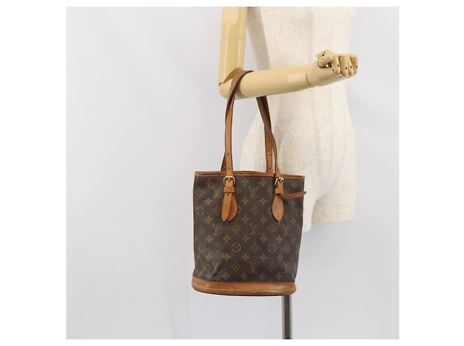 LOUIS VUITTON Monogram Bucket PM Shoulder Bag M42238 LV - vista 23