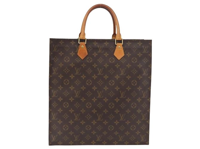 LOUIS VUITTON Monogram Sac Plat Hand Bag M51140 LV - vista 13