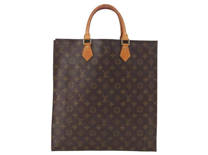 LOUIS VUITTON Monogram Sac Plat Hand Bag M51140 LV - vista 2