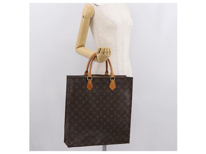 LOUIS VUITTON Monogram Sac Plat Hand Bag M51140 LV - vista 21