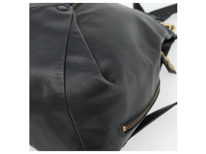 Gianni Versace Rucksack Leder Schwarz Gold - Ansicht 12
