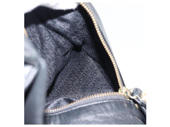 Gianni Versace Rucksack Leder Schwarz Gold - Ansicht 19