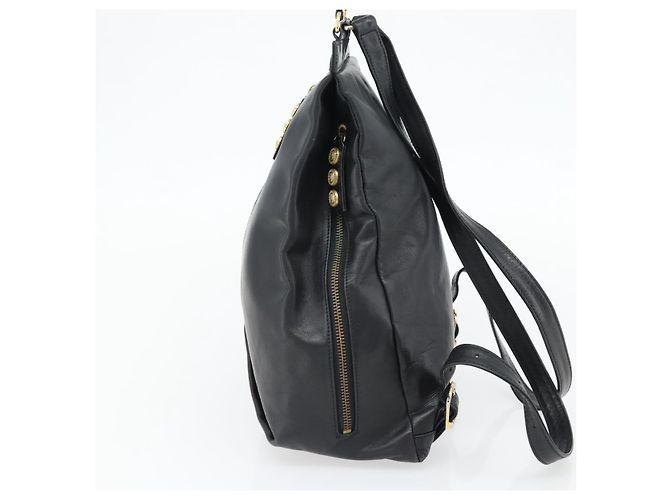 Gianni Versace Rucksack Leder Schwarz Gold - Ansicht 5