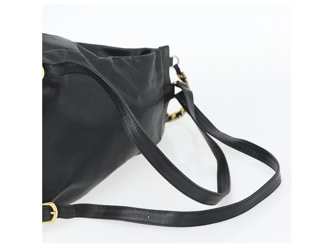 Gianni Versace Rucksack Leder Schwarz Gold - Ansicht 9