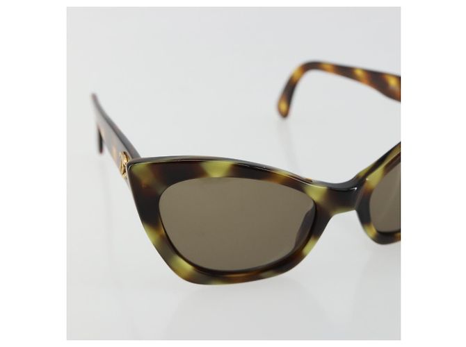 CHANEL Sunglasses plastic Brown CC - vista 6