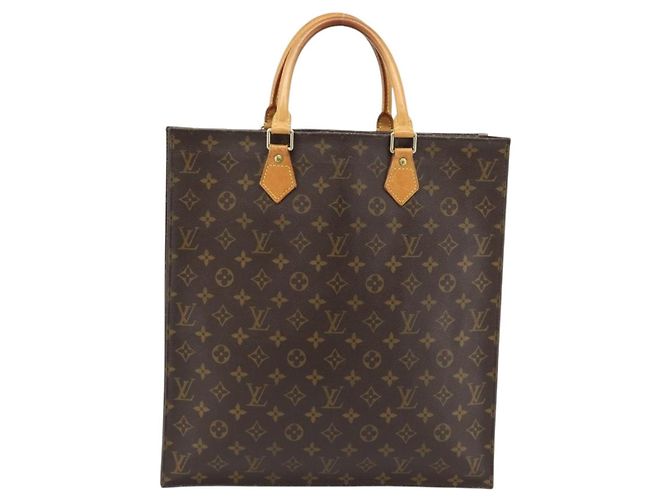 LOUIS VUITTON Monogram Sac Plat Hand Bag M51140 LV - vista 13