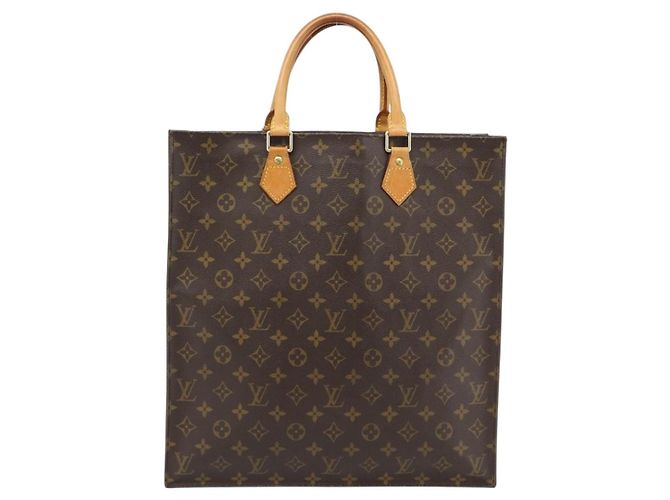 LOUIS VUITTON Monogram Sac Plat Hand Bag M51140 LV - vista 2
