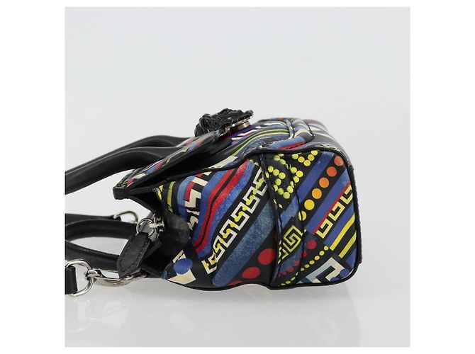 Gianni Versace Hand Bag Leather 2way Multicolor Silver - vista 5