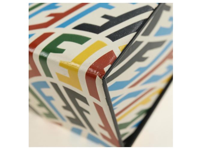 FENDI Zucca Canvas Vertigo Shoulder Bag PVC Multicolor Silver - vista 17