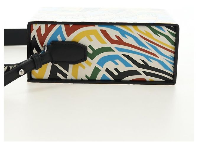 FENDI Zucca Canvas Vertigo Shoulder Bag PVC Multicolor Silver - vista 3