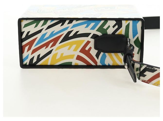 FENDI Zucca Canvas Vertigo Shoulder Bag PVC Multicolor Silver - vista 4