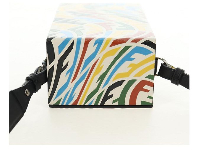 FENDI Zucca Canvas Vertigo Shoulder Bag PVC Multicolor Silver - vista 6