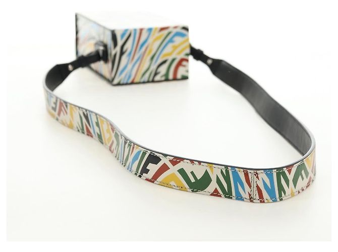 FENDI Zucca Canvas Vertigo Shoulder Bag PVC Multicolor Silver - vista 7