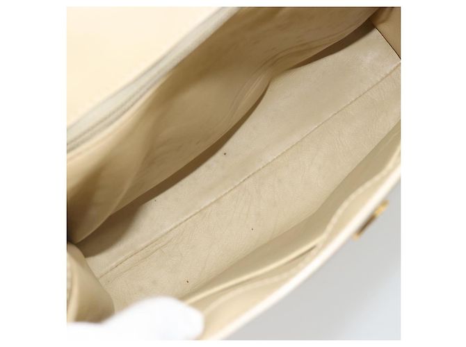 LOEWE Handtasche Leder 2way Elfenbein Gold - Ansicht 11