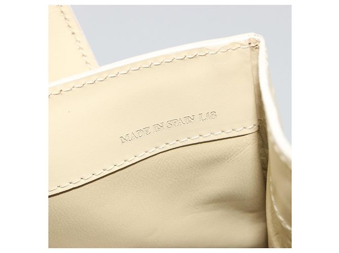 LOEWE Handtasche Leder 2way Elfenbein Gold - Ansicht 12