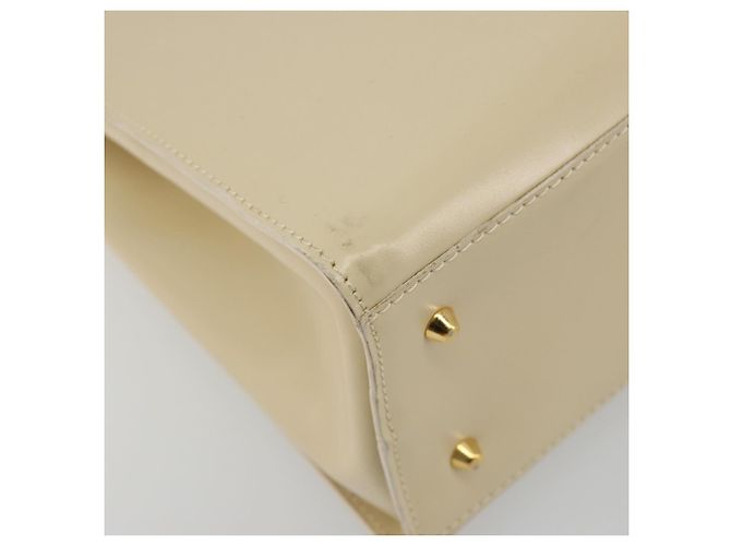 LOEWE Handtasche Leder 2way Elfenbein Gold - Ansicht 15