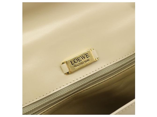 LOEWE Handtasche Leder 2way Elfenbein Gold - Ansicht 19