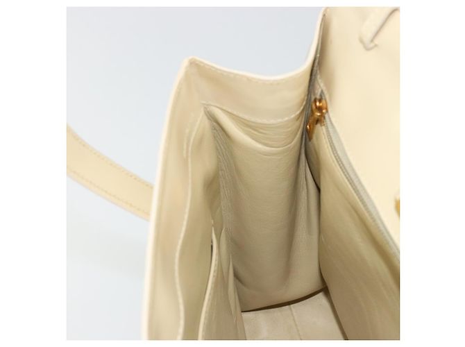 LOEWE Handtasche Leder 2way Elfenbein Gold - Ansicht 21