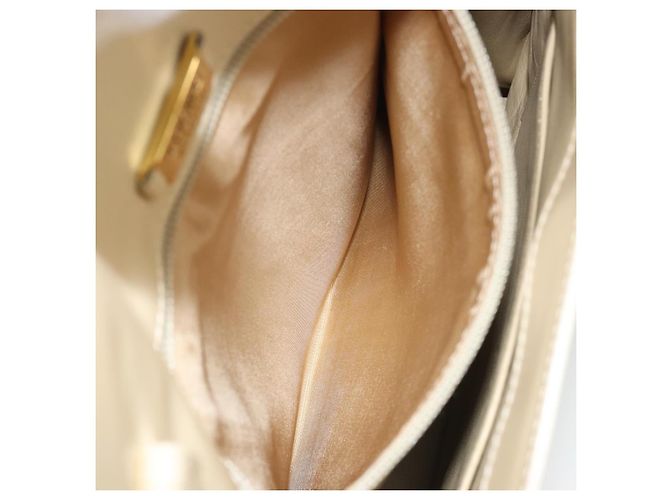 LOEWE Handtasche Leder 2way Elfenbein Gold - Ansicht 23