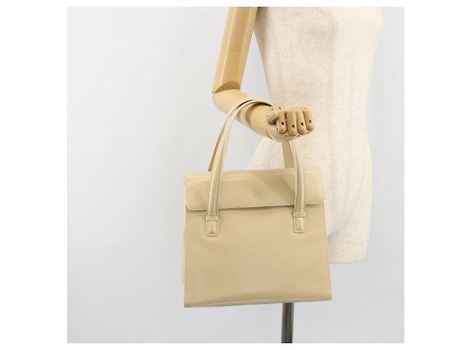 LOEWE Handtasche Leder 2way Elfenbein Gold - Ansicht 25