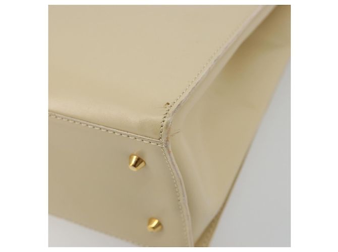 LOEWE Handtasche Leder 2way Elfenbein Gold - Ansicht 9