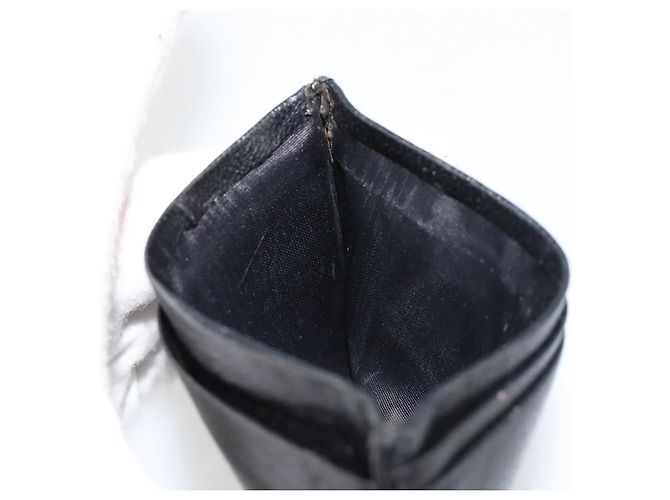 CHANEL Card Case Leather Black CC - vista 19
