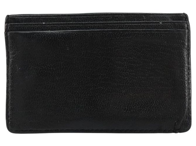CHANEL Card Case Leather Black CC - vista 2