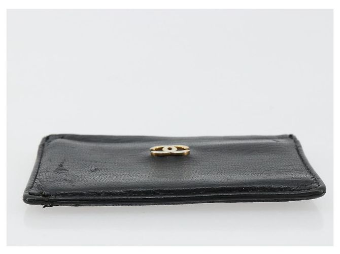 CHANEL Card Case Leather Black CC - vista 6
