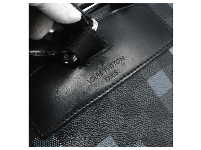 LOUIS VUITTON Damier Graphite Pixel George Backpack N40084 LV - vista 10