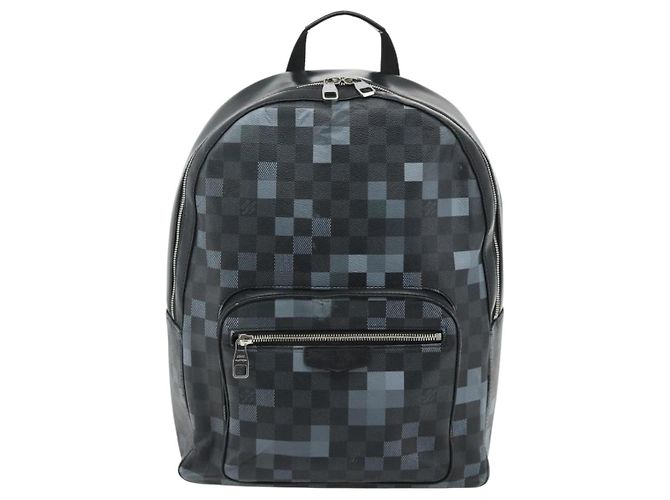 LOUIS VUITTON Damier Graphite Pixel George Backpack N40084 LV - vista 13