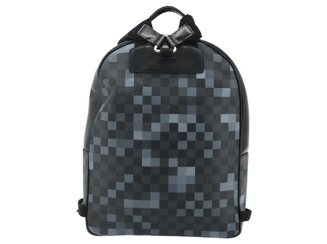 LOUIS VUITTON Damier Graphite Pixel George Backpack N40084 LV - vista 2