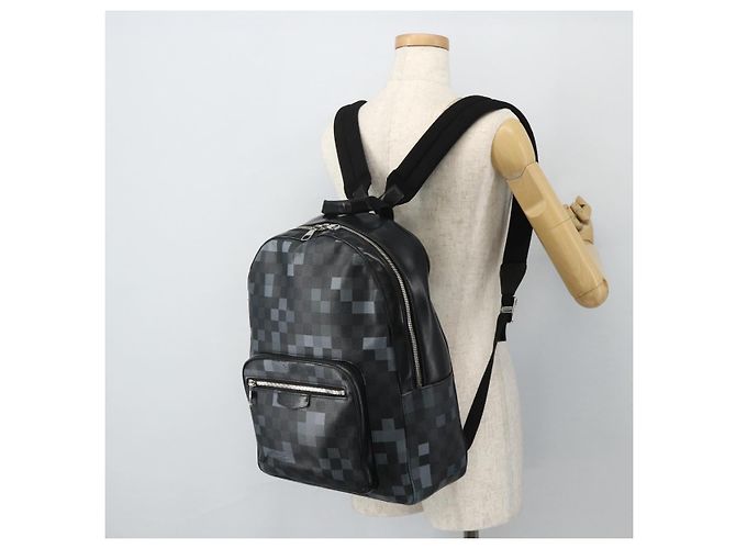 LOUIS VUITTON Damier Graphite Pixel George Backpack N40084 LV - vista 26
