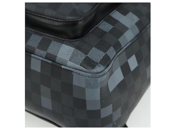 LOUIS VUITTON Damier Graphite Pixel George Backpack N40084 LV - vista 9