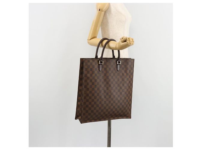 LOUIS VUITTON Damier Ebene Sac Plat Hand Bag N51140 LV - vista 21
