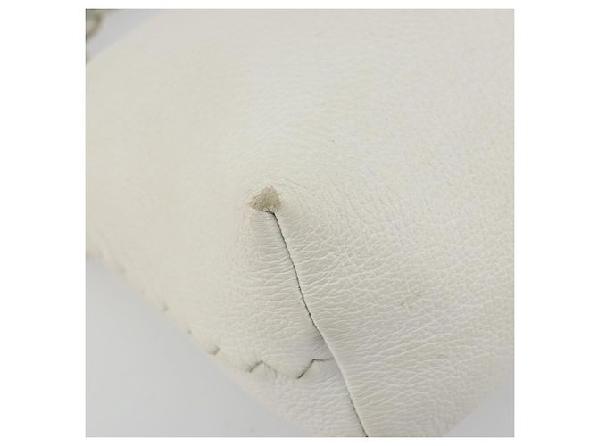 BOTTEGA VENETA Hand Bag Leather White Silver - vista 15