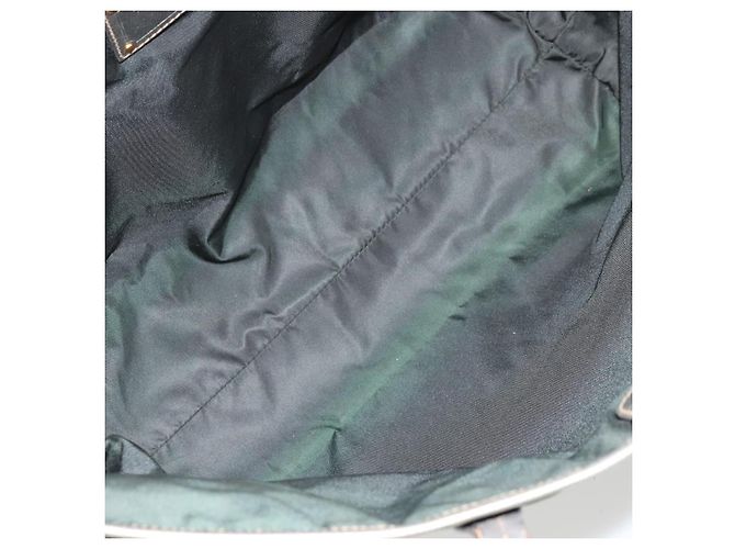 PRADA Tote Bag Nylon Grün Gold - Ansicht 11