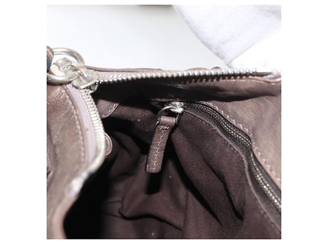 Chloé Chloe Paddington Hand Bag Leather Gold Silver - vista 22