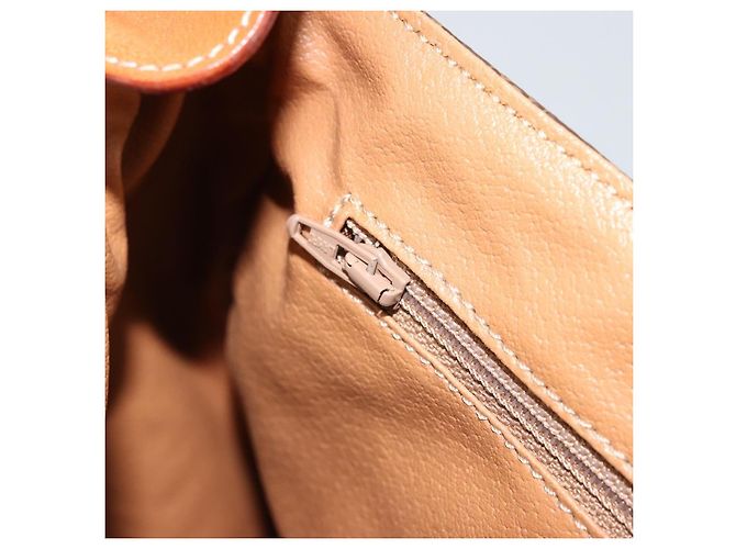 Céline CELINE Macadam Canvas Shoulder Bag PVC Leather Brown Gold - vista 20