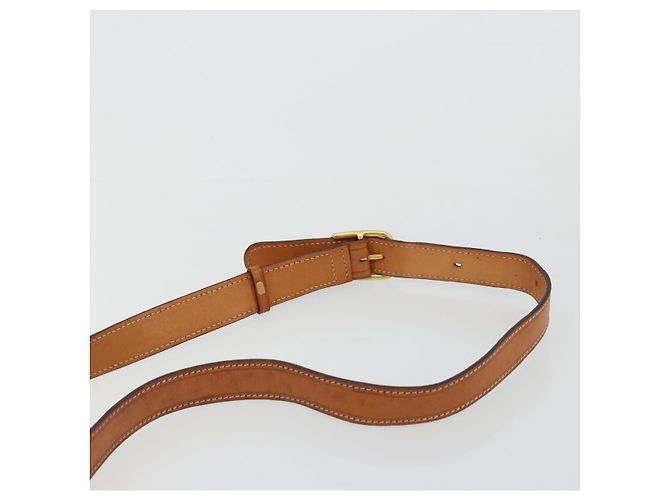Céline CELINE Macadam Canvas Shoulder Bag PVC Leather Brown Gold - vista 8