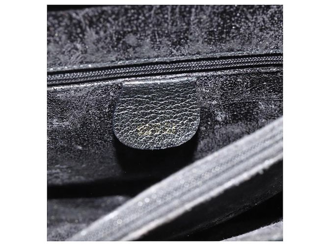 GUCCI Bamboo Hand Bag Suede Black Gold 002 0260 - vista 17