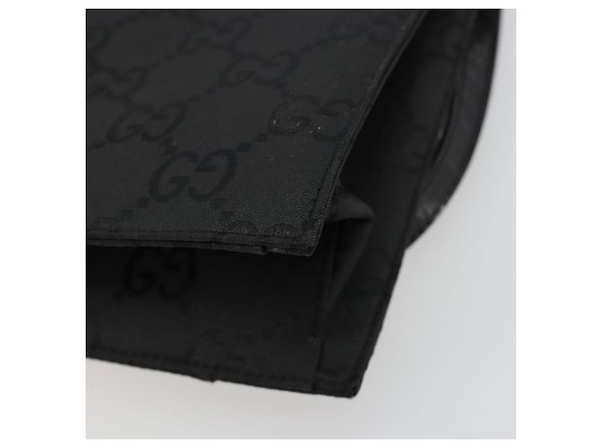 GUCCI Bolso de hombro de piel grabada Negro Plata 001 3158 - vista 16