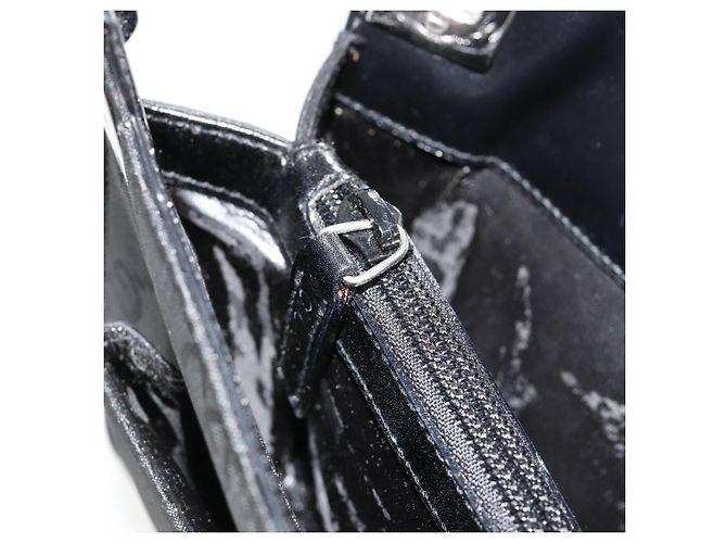 GUCCI Bolso de hombro de piel grabada Negro Plata 001 3158 - vista 23