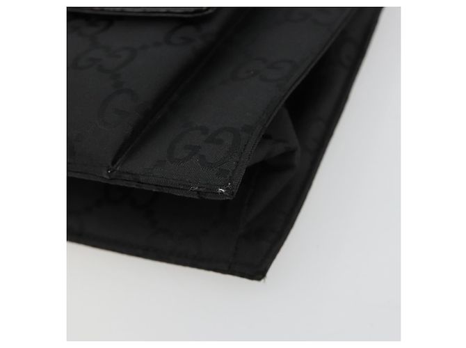 GUCCI Bolso de hombro de piel grabada Negro Plata 001 3158 - vista 8