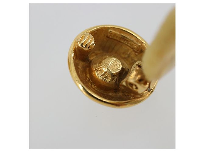 CHANEL Earring metal Gold Tone CC - vista 10